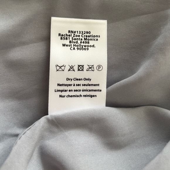 Rachel Zoe Shimmering Silver Strapless Dress - Picture 9 of 13